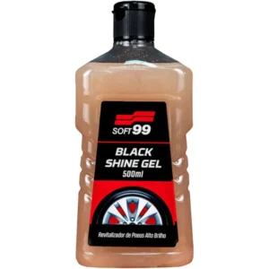 REVITALIZADOR DE PNEUS BLACK SHINE GEL 500ML BRILHO - SOFT99 - Imagem 1