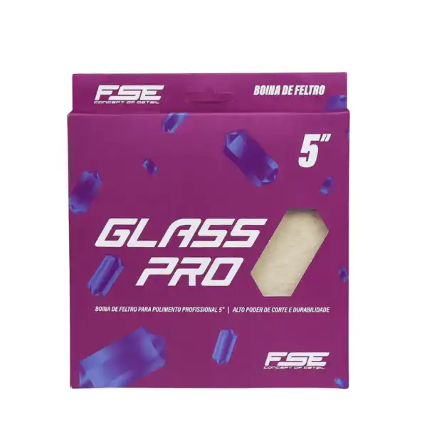 boina de feltro 5'' | glass pro soft99