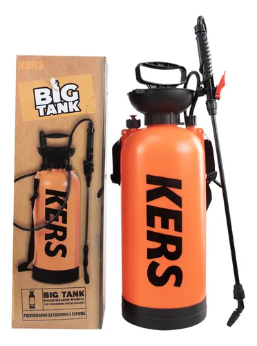 pulverizador manual de ombro big tank 8l kers